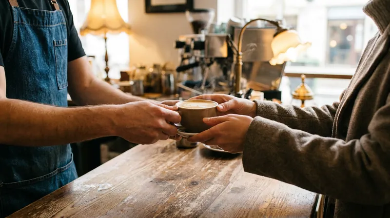 Etiquette experts emphasize that tipping for brief counter service remains entirely discretionary.