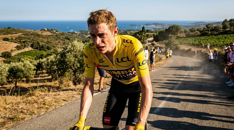 Jonas Vingegaard successfully defended his yellow jersey on the grueling Montjuïc circuit.