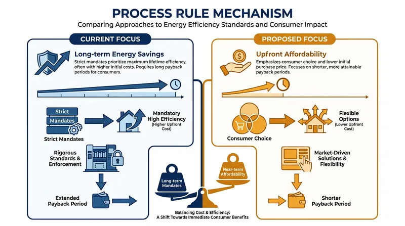 How the proposed Process Rule shifts the Department of Energy's regulatory priorities.