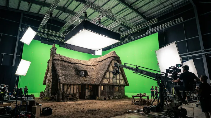 Principal photography for the massive ensemble film took place at Pinewood Studios in England.