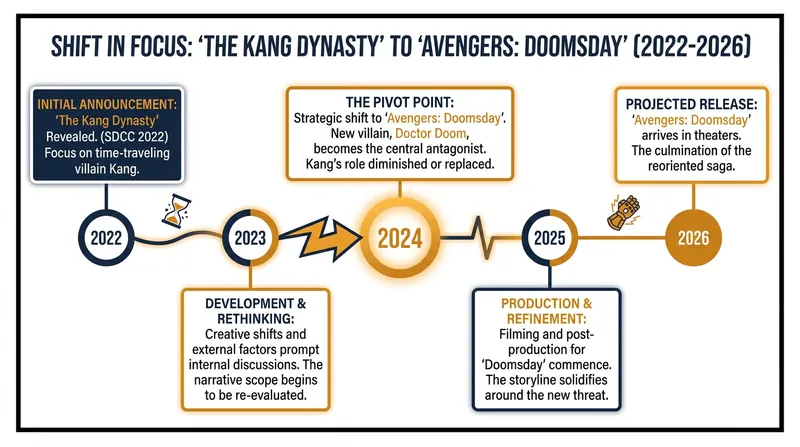 The timeline of Marvel's unprecedented pivot away from the Kang storyline.