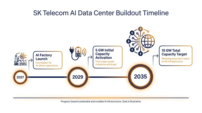 The phased rollout is designed to establish South Korea as Asia's primary AI infrastructure hub.