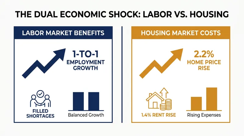 The Dallas Fed quantified the dual impact of the 2021-2024 immigration wave on local economies.