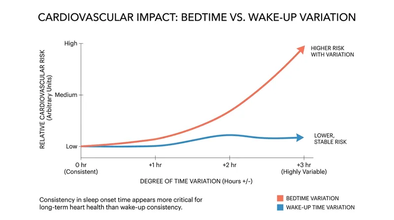 Researchers found that shifting bedtimes drove cardiovascular risk, while wake-up times had little impact.