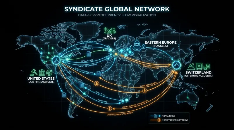 The operation spanned five countries, utilizing decentralized networks to obscure the flow of illicit funds.
