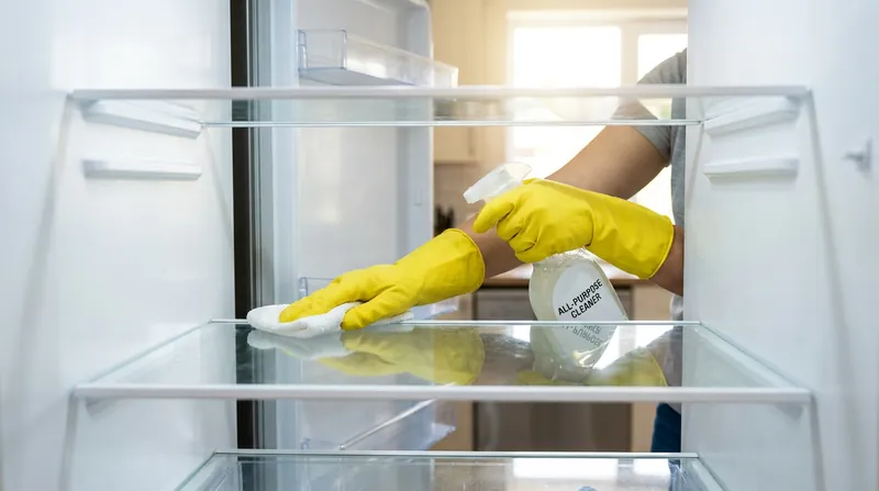 Properly sanitizing refrigerator surfaces is essential after disposing of recalled items.