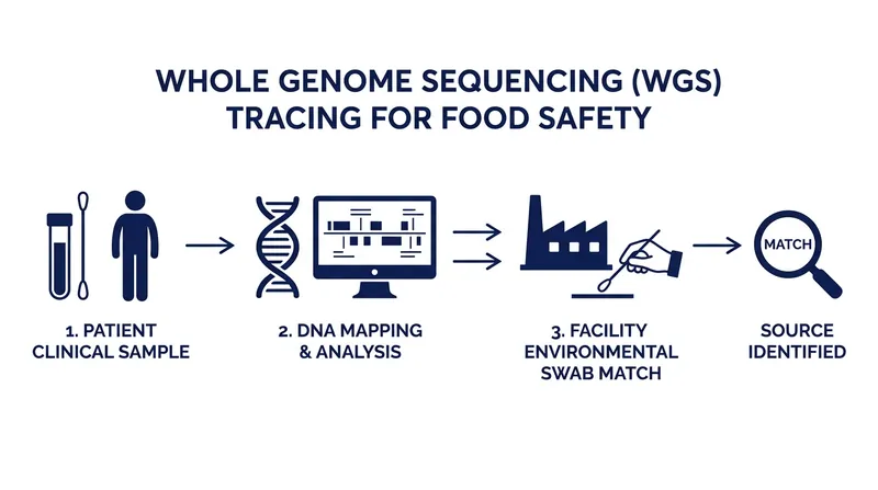 Whole Genome Sequencing allows investigators to link clinical illnesses directly to facility environments.