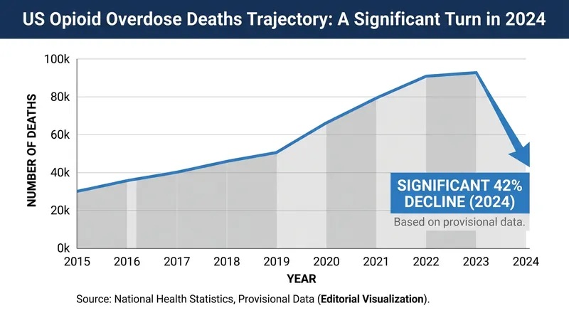 The policy shift arrives following a sharp nationwide decline in fatal overdoses in 2024.