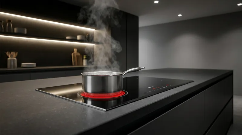 Induction technology is rapidly gaining market share in high-end kitchen remodels due to its speed and precision.