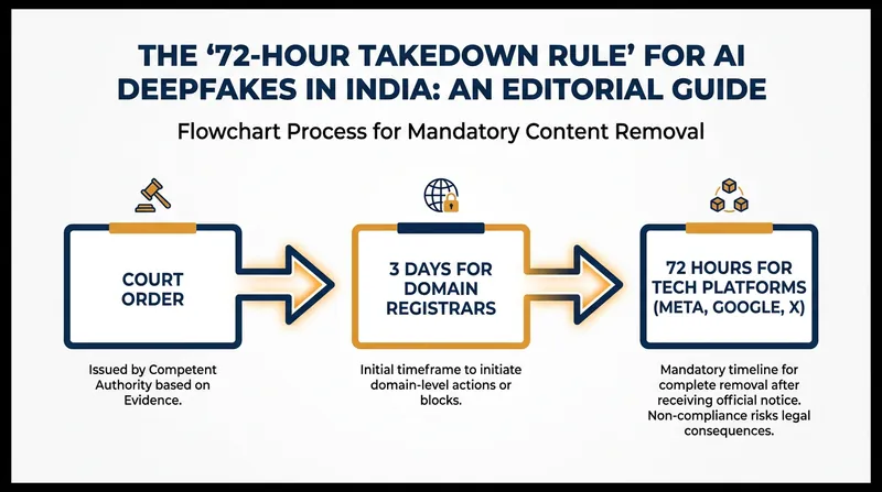 The court's enforcement mechanism requires rapid compliance from global tech intermediaries.