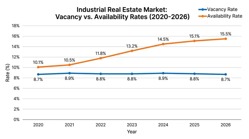 While physical vacancy remains manageable, total availability has spiked due to the influx of sublease listings.