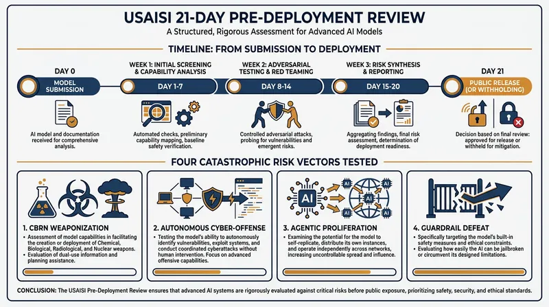 The accelerated testing framework focuses exclusively on high-consequence national security threats.