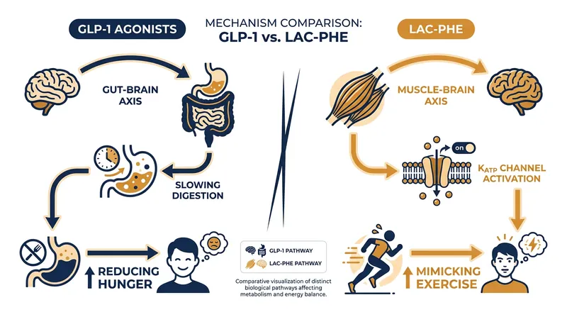 While existing drugs target the gut, Lac-Phe targets the brain's hunger centers directly through a muscle-driven pathway.