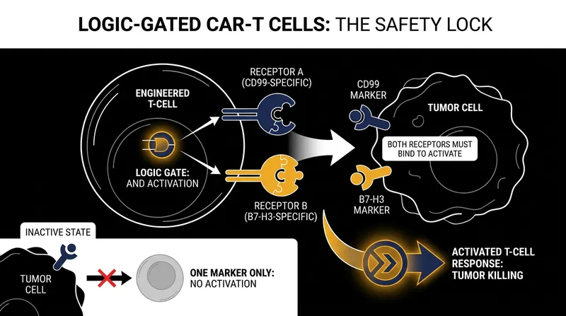 Next-generation logic-gated cells require two distinct tumor markers to activate, preventing attacks on healthy tissue.