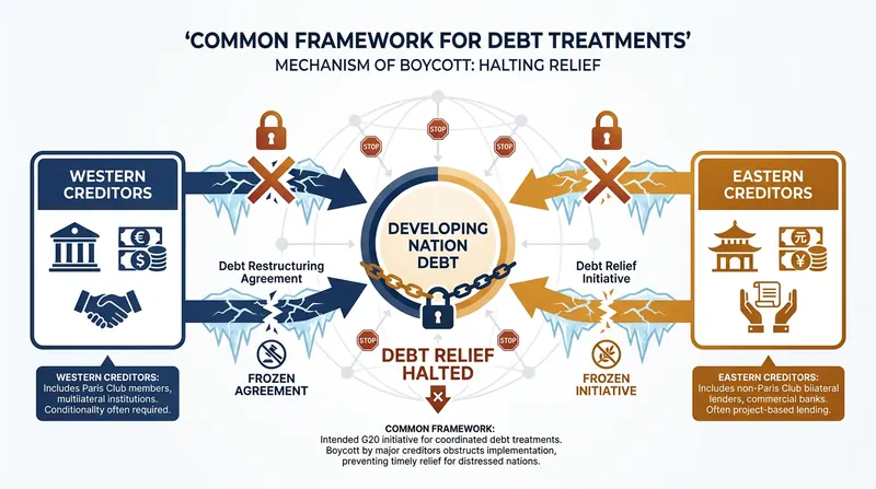 Without all major creditors at the table, the G20's debt restructuring framework is effectively paralyzed.
