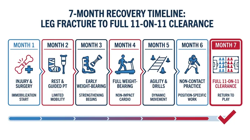 Skattebo's accelerated recovery timeline.