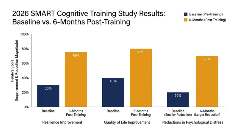 Participants across all demographics saw universal improvements in mental health metrics after six months of daily training.
