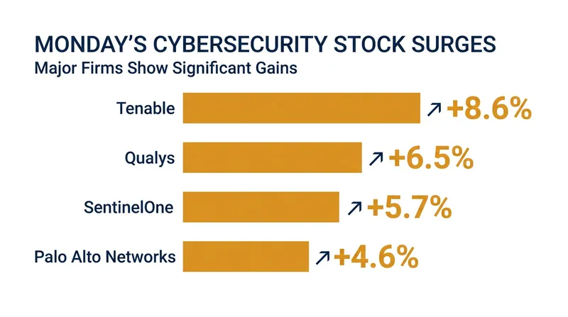 Security vendors saw significant market gains following the Scotiabank analyst note.
