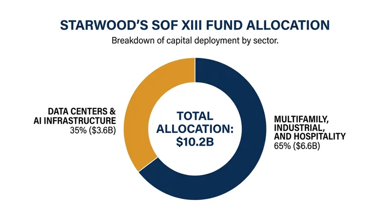 Starwood Capital has earmarked up to 35 percent of its largest-ever fund specifically for digital infrastructure.