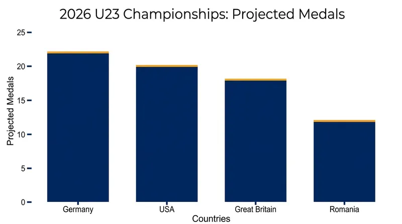 Analysts project a historically tight race for the top of the U23 medal table.