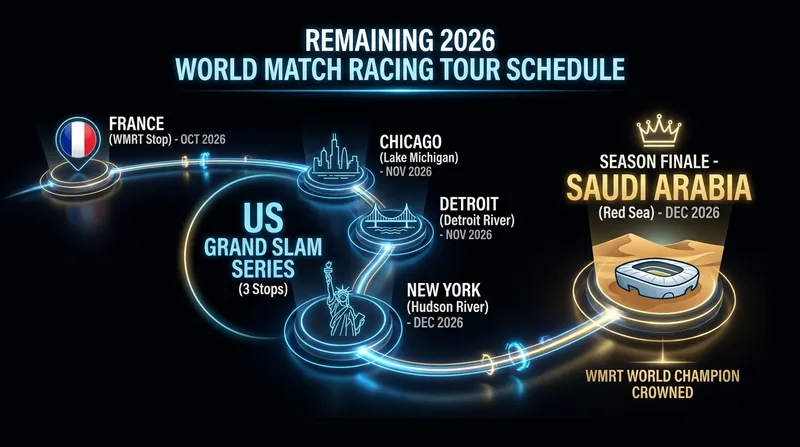 The road to the 2026 World Match Racing Tour Final.