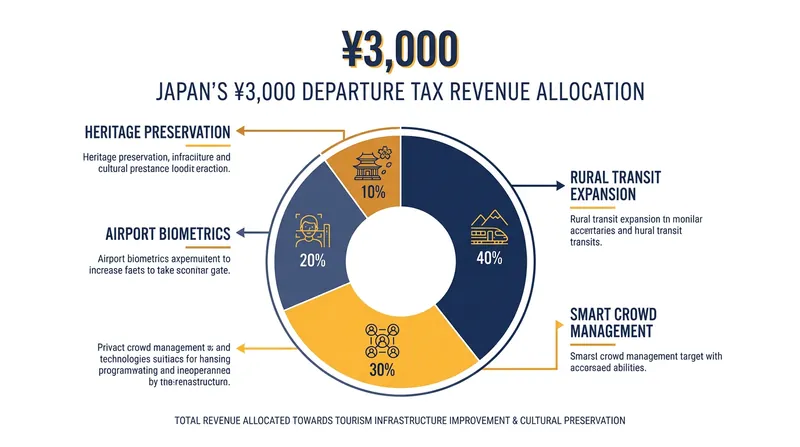How the Ministry of Land, Infrastructure, Transport and Tourism plans to allocate the ¥105 billion in annual tax revenue.