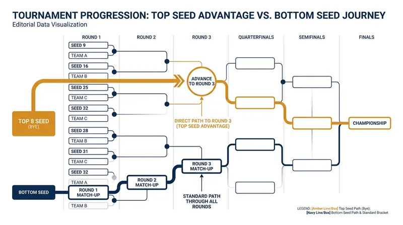 How deep seeding protects the Top 8 surfers from early elimination at the Pipe Masters.