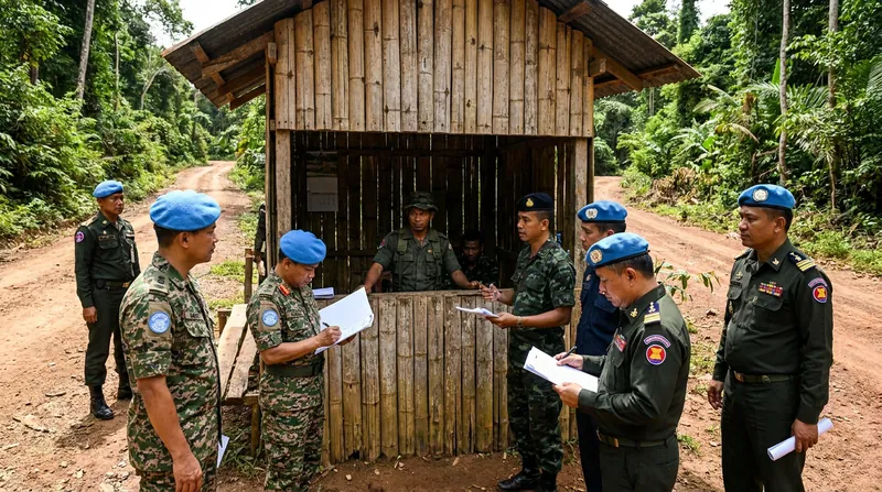 The mandate of the ASEAN Observer Team has been extended to monitor the demilitarized zones and verify troop withdrawals.
