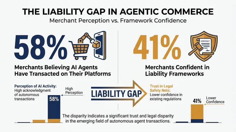 Industry data reveals a significant gap between AI deployment and liability confidence.