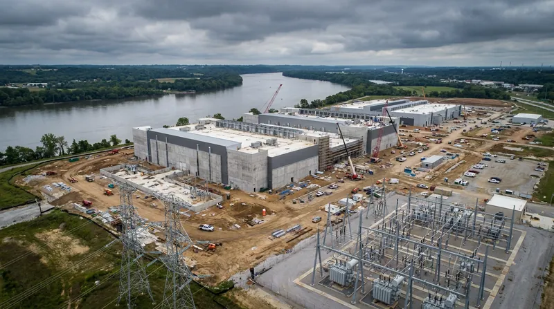The facility will use a closed-loop cooling system that recycles a mixture of water and propylene glycol to manage thermal output.