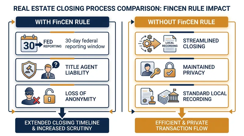 The practical trade-offs of the vacated FinCEN reporting rule for real estate buyers.