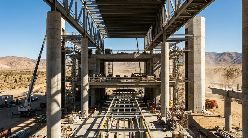 The project includes four new stations, including a flagship terminal just south of the Las Vegas Strip.