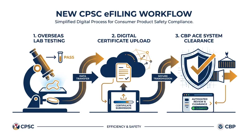 How the new eFiling system intercepts non-compliant products before they reach consumers.
