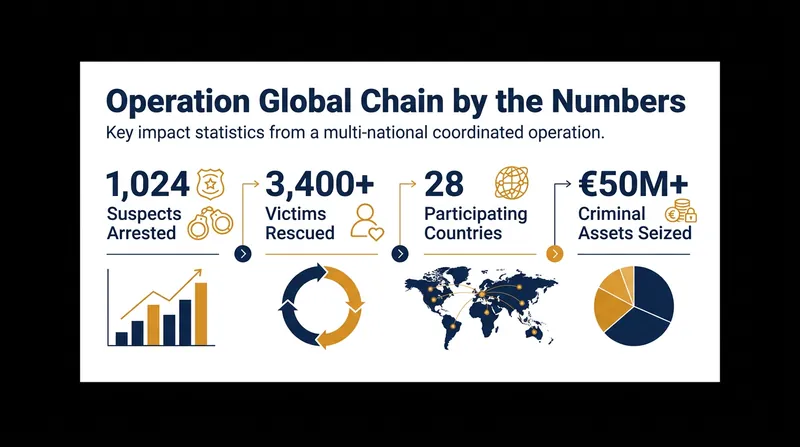 The two-year investigation culminated in one of the largest asset seizures in Europol history.