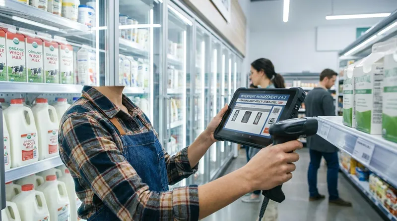 Retailers are shifting to digital inventory tracking to rotate stock without relying on visible 'Sell By' dates.