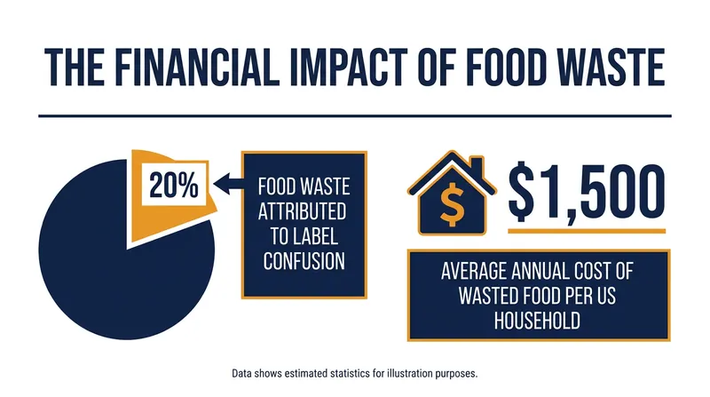 Label confusion has historically driven a significant portion of household food waste.