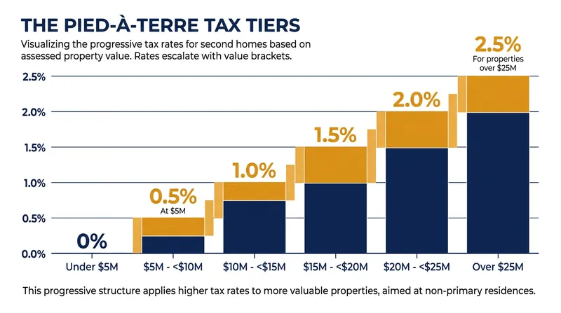 The new tax imposes an annual recurring surcharge based on the property's assessed value.
