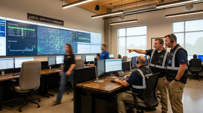 Traditional dispatch roles are expected to evolve into 'AI supervisors' who monitor autonomous systems and handle edge cases.