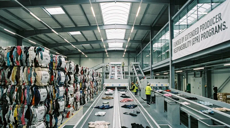 Fees collected from apparel brands will fund the expansion of advanced textile sorting and recycling infrastructure.