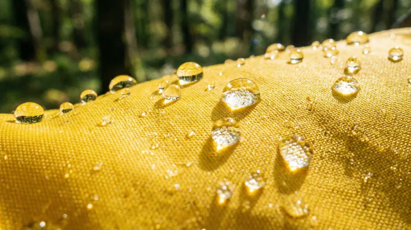 New non-fluorinated DWR treatments repel water effectively but may require more frequent washing and reproofing by the consumer.