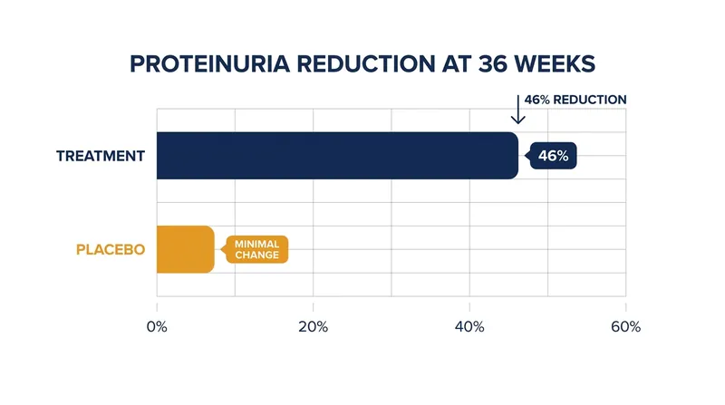 Patients receiving Trutakna achieved a 46 percent reduction in proteinuria during the Phase 3 ORIGIN 3 trial.