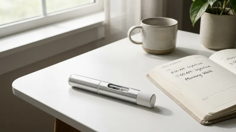 The therapy is delivered via a once-weekly subcutaneous autoinjector, allowing patients to manage their treatment at home.