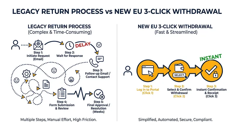 The directive aims to eliminate 'digital traps' by standardizing the cancellation process.