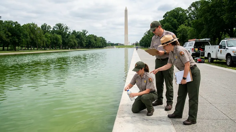 National Park Service officials documented minor vandalism at the site, but not the massive structural damage claimed by the White House.