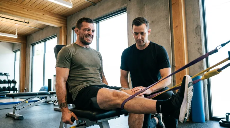 Blachowicz spent two and a half months undergoing intensive physiotherapy in Poland.