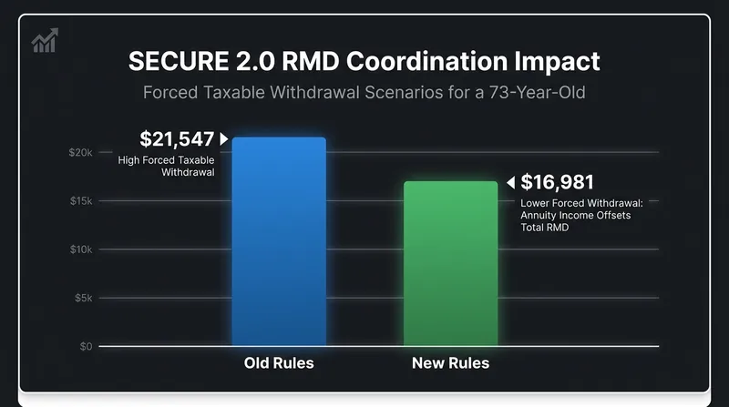 New RMD coordination rules allow retirees to use annuity payouts to satisfy the withdrawal requirements of their broader portfolio.