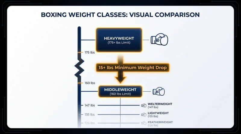The physiological gap Shields must cross to compete at middleweight.