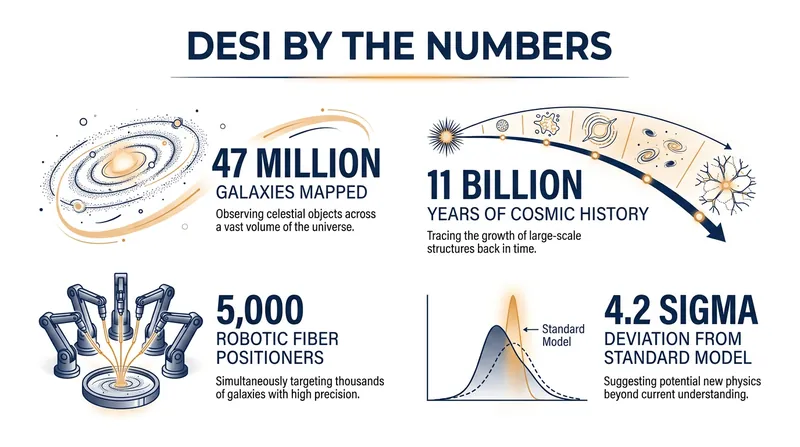 DESI has mapped more galaxies than all previous 3D surveys combined.