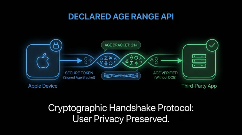 The Declared Age Range API allows apps to verify a user's age bracket without collecting sensitive personal data.