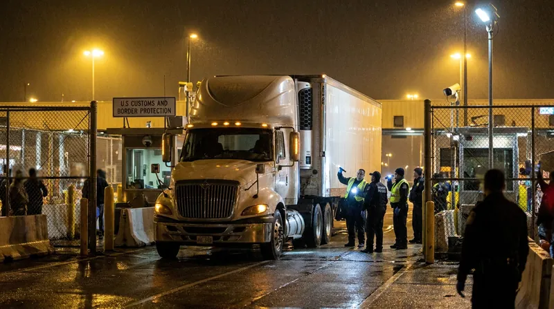 The criminal network utilized commercial farm vehicles and semi-trucks to smuggle narcotics from Southern California into Canada.